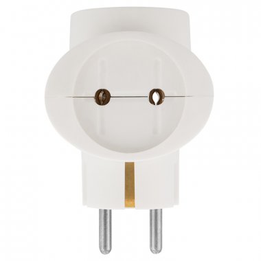 Фотография товара 'Rexant Набор тройников электрических универсальных 16 А, одно гнездо с заземлением, 11-1080-2'