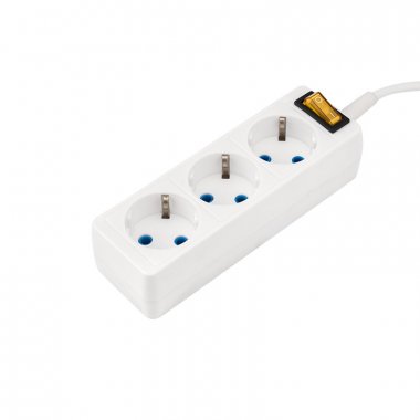 Фотография товара 'Rexant Удлинитель 3 гнезда, 3 м, 3х0.75 мм?, с/з, с кнопкой, 11-7210'