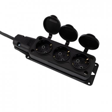 Фотография товара 'Rexant Удлинитель-шнур 3х1.5, 20 м, 3 гнезда, морозостойкий, с/з, 16 А, 3500 Вт, IP44, 11-7075'