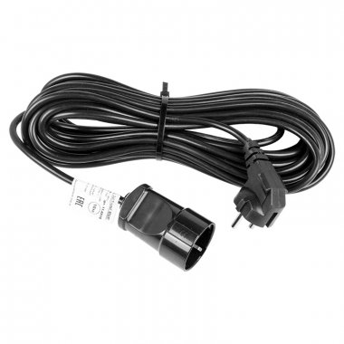 Фотография товара 'Rexant Удлинитель-шнур ПВС 3х0.75, 10 м, с/з, 6 А, 1300 Вт, IP44, 11-7089'