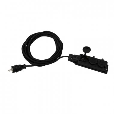 Фотография товара 'Rexant Шнур-удлинитель морозостойкий 10 метров 3 гнезда КГ 3х1.5 мм, 11-5462'