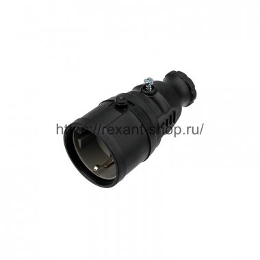 Фотография товара 'Rexant Розетка переносная влагозащищенная, с/з, 16 А, IP20/44, 111-005'