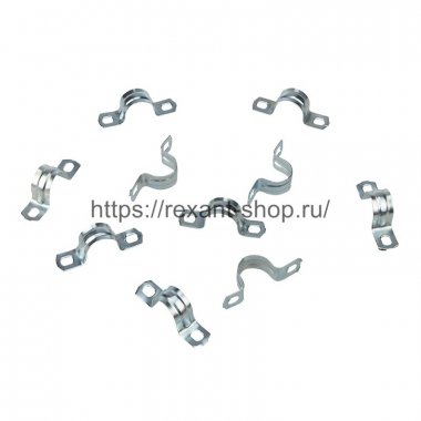 Фотография товара 'Rexant Скоба СМД 16-17 REXANT двухлапковая для металлорукава, ? 12 мм, 28-1026-2'