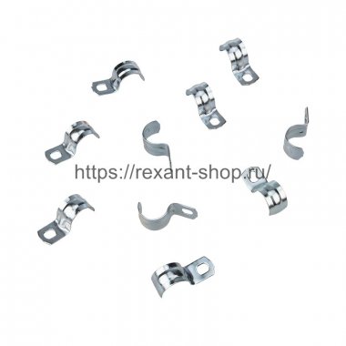 Фотография товара 'Rexant Скоба СМО 14-15 REXANT однолапковая для металлорукава, ? 10 мм, 28-1010-2'