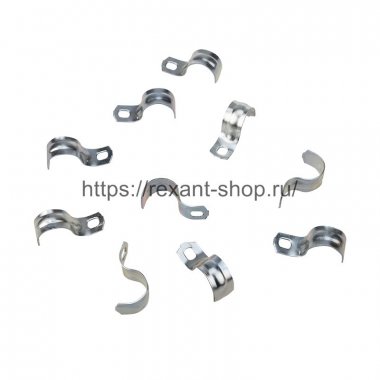 Фотография товара 'Rexant Скоба СМО 16-17 REXANT однолапковая для металлорукава, ? 12 мм, 28-1011-2'