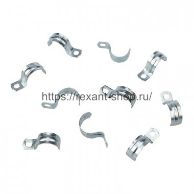 Фотография товара 'Rexant Скоба СМО 19-20 REXANT однолапковая для металлорукава, ? 15 мм, 28-1016-2'