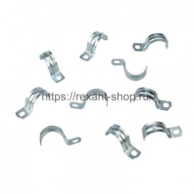 Фотография товара 'Rexant Скоба СМО 21-22 REXANT однолапковая для металлорукава, ? 18 мм, 28-1030-2'