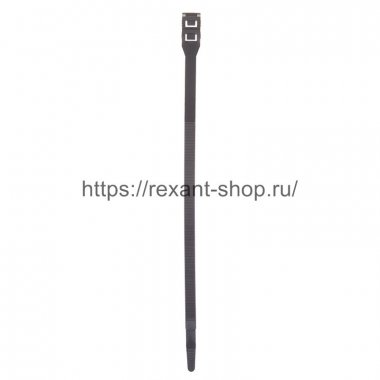 Фотография товара 'Rexant Ремешки кабельные E 260-TE диаметр жгута 25-80 мм, 07-9324'