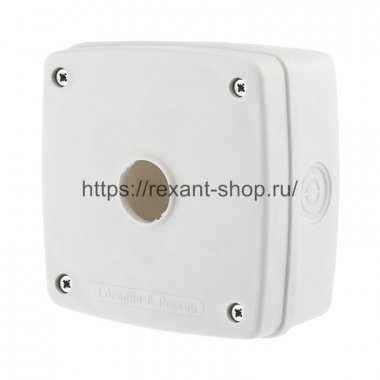 Фотография товара 'Rexant Коробка монтажная для камер видеонаблюдения 140х140х66 мм, 28-4010'