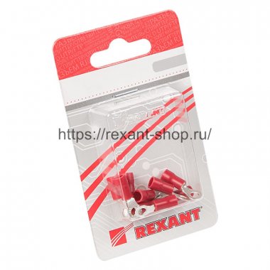 Фотография товара 'Rexant НАКОНЕЧНИК КОЛЬЦЕВОЙ изолированный (НКИ ?3.7мм) 0.5-1.5мм, 08-0012-10'