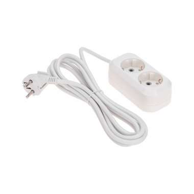 Фотография товара 'Rexant 13-4203 Удлинитель 2 гнезда, 3м, 3х0,75мм?, с/з'