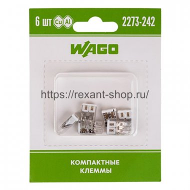 Фотография товара 'Rexant Компактная 2-проводная клемма, 07-5141-06'