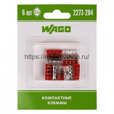 Фотография товара 'Rexant Компактная 4-проводная клемма, 07-5133-06'