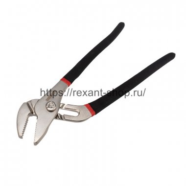 Фотография товара 'Rexant Клещи переставные REXANT 250 мм никелированные, обливные рукоятки, 12-4635'