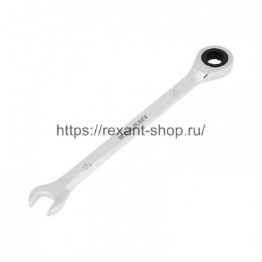 Фотография товара 'Rexant Ключ комбинированный трещоточный REXANT 10 мм, CrV, 12-5805-1'