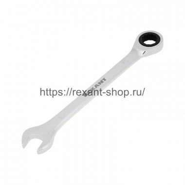 Фотография товара 'Rexant Ключ комбинированный трещоточный REXANT 15 мм, CrV, 12-5810-1'