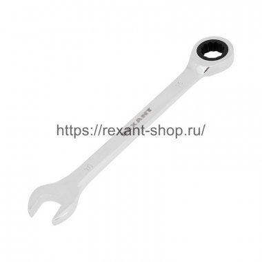 Фотография товара 'Rexant Ключ комбинированный трещоточный REXANT 16 мм, CrV, 12-5811-1'