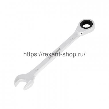 Фотография товара 'Rexant Ключ комбинированный трещоточный REXANT 17 мм, CrV, 12-5812-1'