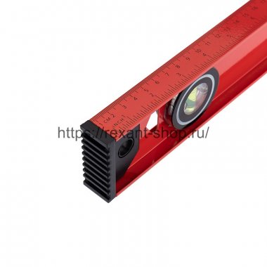 Фотография товара 'Rexant Уровень алюминиевый «Рельс», 1500 мм, 3 глазка (1 поворотный), 12-9215'