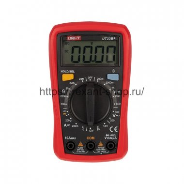 Фотография товара 'Rexant Портативный мультиметр UNI-T UT33B+ 13-0056'