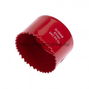 Фотография товара 'Rexant Коронка Bimetal 67 мм, 92-0234'