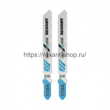 Фотография товара 'Rexant Пилка для электролобзика 75 мм 21 з/д 1,5-3 мм T118A, 92-0306'