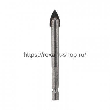 Фотография товара 'Rexant Сверло по стеклу и керамике10 мм (шестигранный хвостовик), 91-0644'