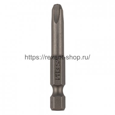 Фотография товара 'Rexant Бита PH3*50 мм для шуруповерта сталь S2, 92-0417'