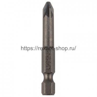 Фотография товара 'Rexant Бита PZ2*50 мм для шуруповерта сталь S2, 92-0419'