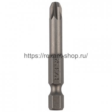 Фотография товара 'Rexant Бита PZ3*50 мм для шуруповерта сталь S2, 92-0420'
