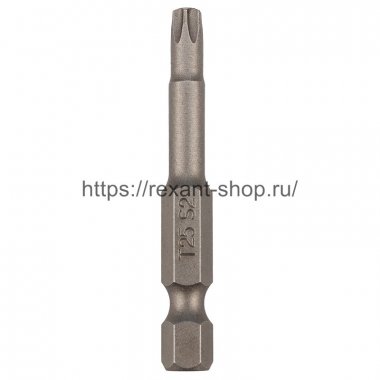 Фотография товара 'Rexant Бита Torx T-25*50 мм для шуруповерта сталь S2, 92-0428'