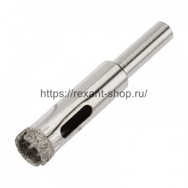 Фотография товара 'Rexant Сверло алмазное 10 мм по керамике и стеклу, 92-0003'