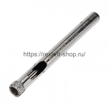 Фотография товара 'Rexant Сверло алмазное 6 мм по керамике и стеклу, 92-0001'
