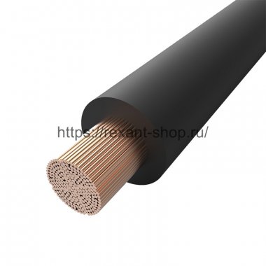 Фотография товара 'Rexant Кабель гибкий сварочный КГтп-ХЛ 1х10 мм?, 01-8410-10'