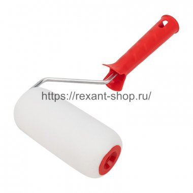 Фотография товара 'Rexant Валик вспененный пенополиуретан, ширина ролика 140 мм, ? 42 мм, бюгель 6 мм, 89-0031'