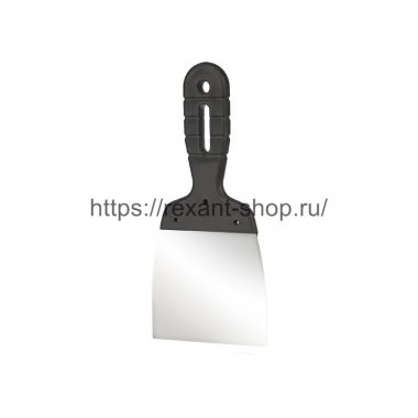 Фотография товара 'Rexant Шпатель 80 мм нержавеющая сталь, пластмассовая ручка, 89-0203'