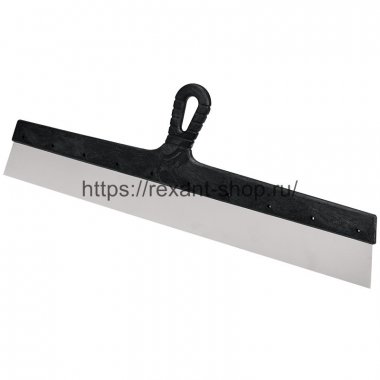 Фотография товара 'Rexant Шпатель фасадный 600 мм нержавеющая сталь пластмассовая ручка, 89-0211'
