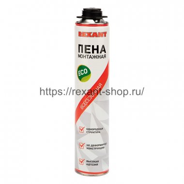 Фотография товара 'Rexant Пена монтажная всесезонная для пистолета 40 л, 89-0903'