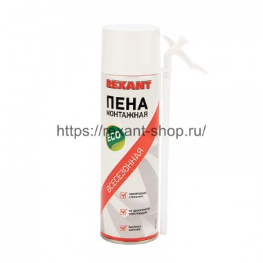 Фотография товара 'Rexant Пена монтажная всесезонная с трубочкой 40 л, 89-0906'