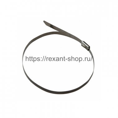 Фотография товара 'Rexant Хомут-стяжка стальной 100x4,6 мм, 07-0118-100'