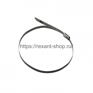 Фотография товара 'Rexant Хомут-стяжка стальной 200x4,6 мм, 07-0208-100'