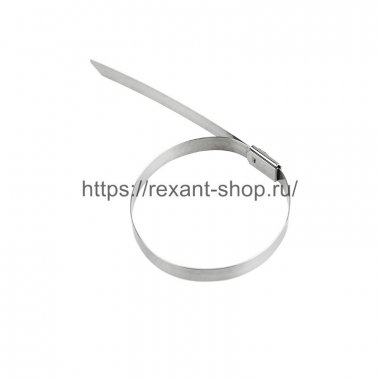 Фотография товара 'Rexant Хомут-стяжка стальной 200x7,9 мм, 07-0210-100'