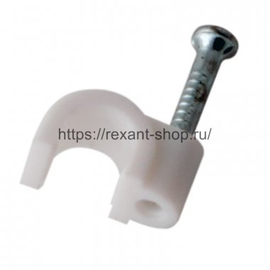 Фотография товара 'Rexant Крепеж кабеля круглый 3 мм, 07-4003'