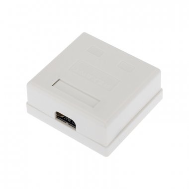 Фотография товара 'Rexant Рoзетка компьютерная внешняя, 2-порта RJ-45 (8P8C), FTP экранированная, категория 6, 03-0146'