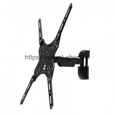 Фотография товара 'Rexant Кронштейн для телевизора 13"- 55" дюймов, наклонно-поворотный, 38-0332'