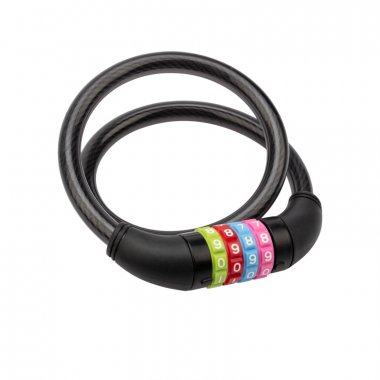 Фотография товара 'Rexant Тросовый кодовый замок взломостойкий для велосипедов и колясок 65 см, 79-0266'