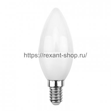 Фотография товара 'Rexant Лампа светодиодная Свеча (CN) 9,5 Вт E14 903 лм 4000 K, 604-024'