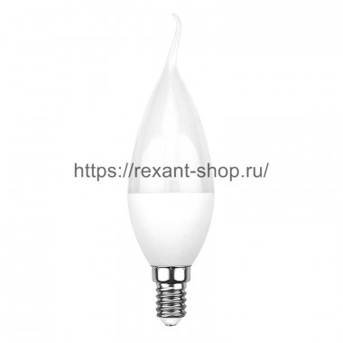 Фотография товара 'Rexant Лампа светодиодная Свеча на ветру (CW) 7,5 Вт E14 713 лм 2700 K, 604-045'