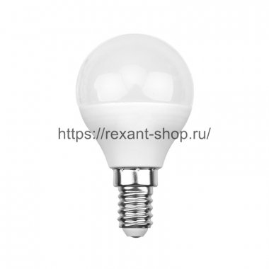 Фотография товара 'Rexant Лампа светодиодная Шарик (GL) 11,5 Вт E14 1093 лм 4000 K , 604-042'