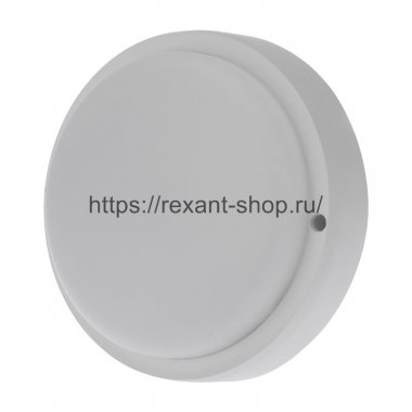 Фотография товара 'Rexant Светильник светодиодный пылевлагозащищенный ЖКХ-01 круг 18 Вт 1800 Лм IP65 174 мм 6500 K, 607-203'